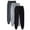 Dark Blue, variant on Seeotter Men's Casual Mid-Rise Waist Tapered Leg Close Bottom Jogger Cargo Pants