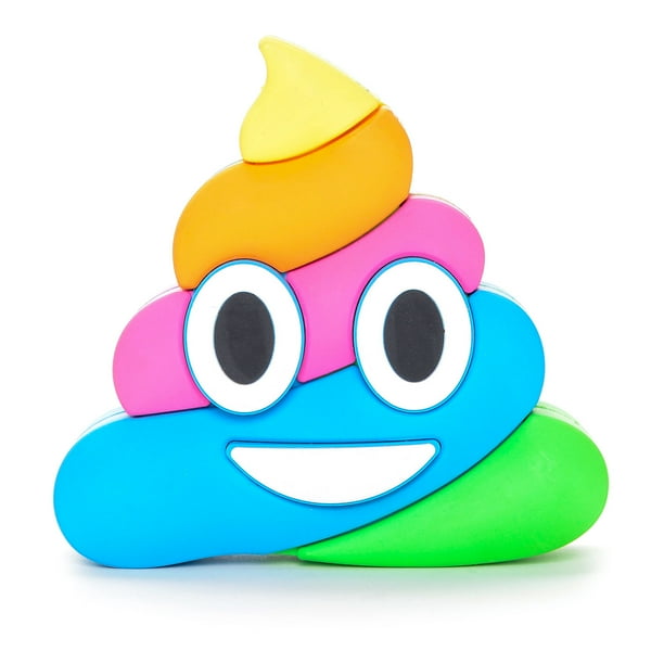 Poop Rainbow Emoji Edible Image Cake Topper 1/4 sheet - Walmart.com