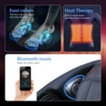 thumbnail image 6 of BestMassage Full-body massage chair, zero-gravity electric acupressure with thermotherapy casters SL-Track stretching vibration wireless bluetooth speaker, Black, 6 of 8