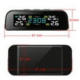 thumbnail image 7 of Carevas Solar Tire Pressure Monitor System Automobile Tire Pressure Alarm Tire Pressure Detector 360 ° Rotatable Tire Pressure Monitoring Tyre Pressure Warning, 7 of 7