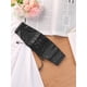 thumbnail image 4 of Cinturón Para Mujeres Botón De Cierre Corsé Elástico Banda Negro, 4 of 5