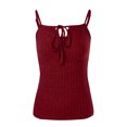 thumbnail image 5 of Cagogo Women Tank Tops Under $5 Ribbed Knit Sleeveless Going Out Summer Basic Cami Tee Shirts Slim Fit Sexy Halter Slim Criss Cross Tanks Outfits Mothers Day Gifts, 5 of 9