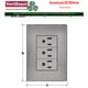 thumbnail image 4 of Contactos Placa Armada Inoxium3CSilver 5Pzas Contactox3 125-250VCA 15A 50/60Hz Plateado Acero Inoxidable/PC., 4 of 4