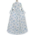 thumbnail image 4 of Women's Robe a la francaise 18th Century Marie Antoinette Rococo Gown Dress, 4 of 7