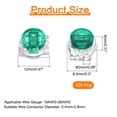 thumbnail image 2 of Uxcell Wire Connectors Assortment Kit, K5/UG Crimp Terminal Connectors, Butt Connectors, Green, 100pcs, 2 of 5