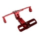 thumbnail image 4 of Soporte de Placa de matrícula de Motocicleta, Kimiss Soporte de Soporte de Matrícula Ajustable Marco de Placa de Matrícula de Aleacio de Aluminio CNC Soporte de, 4 of 7