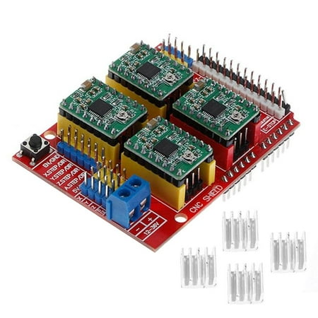 New CNC Shield V3 Engraving Machine / 3D Printer / + 4 Pcs A4988 Driver ...