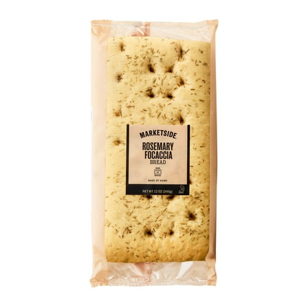 Marketside Rosemary Focaccia Bread, Freshly Baked, 12 oz, 1 Loaf