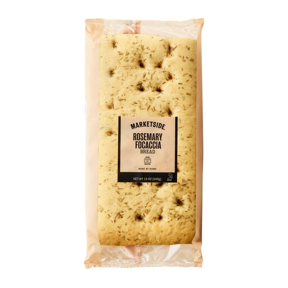 Marketside Rosemary Focaccia Bread, Freshly Baked, 12 oz, 1 Loaf