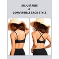 thumbnail image 4 of Top de Bikini CRZ YOGA A-C con Relleno Ajustable Negro S, 4 of 5