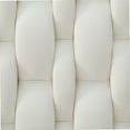 thumbnail image 6 of Rollie Vegan Leather Upholstered Queen Bed Frame In Cream, 6 of 8