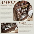 thumbnail image 3 of SinCiDo Arched Kitchen Pantry Storage Cabinet, 71" Tall Wood Storage Cabinet with 4 Doors and 6 Shelves for Dining Room Living Room, 3 of 8