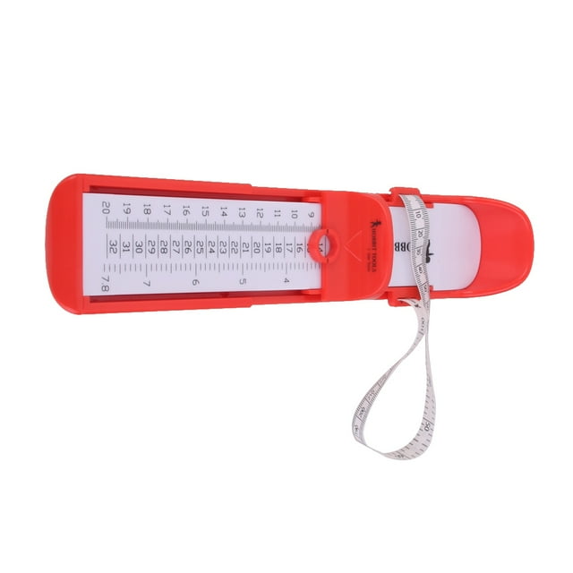 Milaget Baby Kids Children Foot Measurer Tools Ruler for Shoes Measure at Home Red
