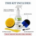 thumbnail image 2 of MB Stone Care Headstone Cleaner Kit Outdoor for Grave Cleaning & Memorials with Drill Brushes, 1 Quart, 2 of 5