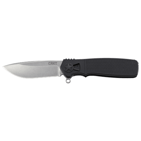 Homefront EDC K250KXP Folding Knife with 1.4116 Stainless Steel Plain Edge Drop Point Blade and Black Glass Reinforced Nylon Handle and Field Strip Take-A-Part & Reassemble