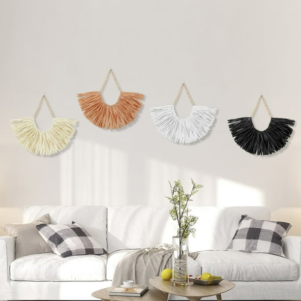 GreenBoxx Boho Wall Hanging Rafia Decor Made of Natural Seagrass