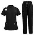 thumbnail image 3 of Conjunto De Camiseta Y Pantalones De Enfermería Para Salón De Belleza, SPA, Cosmetología, Peluquero De Mascotas, 3 of 8
