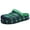 Green, variant on Mens Garden Clogs Summer Sandals Outdoor Indoor Slippers Non Slip Walking Sport Shoes Lightweight Water Beach Shoes Adults Clog for Pool Beach Yard Kitchen Shower Size 10.5 Gray 45