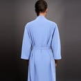 thumbnail image 4 of OULII Dressing Gowns Unisex Robe Blue Fabric 1Set Mobility Convenience for Outdoor Use, 4 of 4