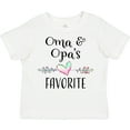 thumbnail image 3 of Inktastic Oma and Opa's Favorite- Heart Grandchild Boys or Girls Toddler T-Shirt, 3 of 5