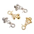 thumbnail image 1 of unbranded 4Ud Pendientes Colgantes Con Cascabel Doble Para Collar De Perro En Aleación De Zinc, 1 of 6