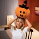 thumbnail image 2 of Almohada blanda de calabaza de Halloween Almohada de calabaza de Halloween Almohada divertida de calabaza de Halloween con sombrero Almohada blanda de calabaza naranja Feliz fiesta de Halloween Fal, 2 of 5
