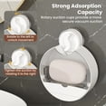 thumbnail image 3 of 2PCS Bathroom Wall Storage Soap Box Set With Punch-Free Suction Design, 3 of 7