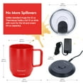 thumbnail image 4 of Taza de Café THERMACUP Premium Auto Calentable 355ml Roja, 4 of 7