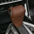 thumbnail image 1 of Lefu Car Gear Shift Cover PU Leather Shift Lever Cover Gearbox Shifter Knob Protector, 1 of 10