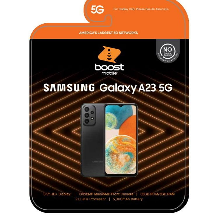 Móvil - SAMSUNG Galaxy A23, Negro, 64 GB, 4 GB RAM, 6,4 , Full