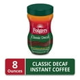 Folgers Classic Decaf Instant Coffee, 8Ounce Jar