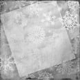thumbnail image 2 of Allen, Kimberly 26x26 Gold Ornate Wood Framed with Double Matting Museum Art Print Titled - Snowflake Grey, 2 of 4