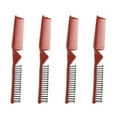 thumbnail image 1 of 4pcs Portable Folding Combs Pocket Combs Plastic Partition Combs for Travel, 1 of 8