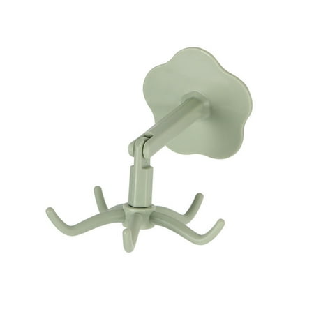

Rotatable Hook Kitchen Storage Wall Hanging Free Punching Seamless Hanger Strong Glue Hook Kitchen Accessories