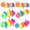 thumbnail image 4 of SHENMO 6Pcs Soft Simulation Inchworm Cat Teaser Toy Pet Cat Teeth Clean Chew Bite Playing Toys, 4 of 15