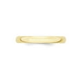 thumbnail image 3 of Gem & Harmony Ladies 10K Yellow Gold 3mm Polished Wedding Band Ring for Women, 3 of 5