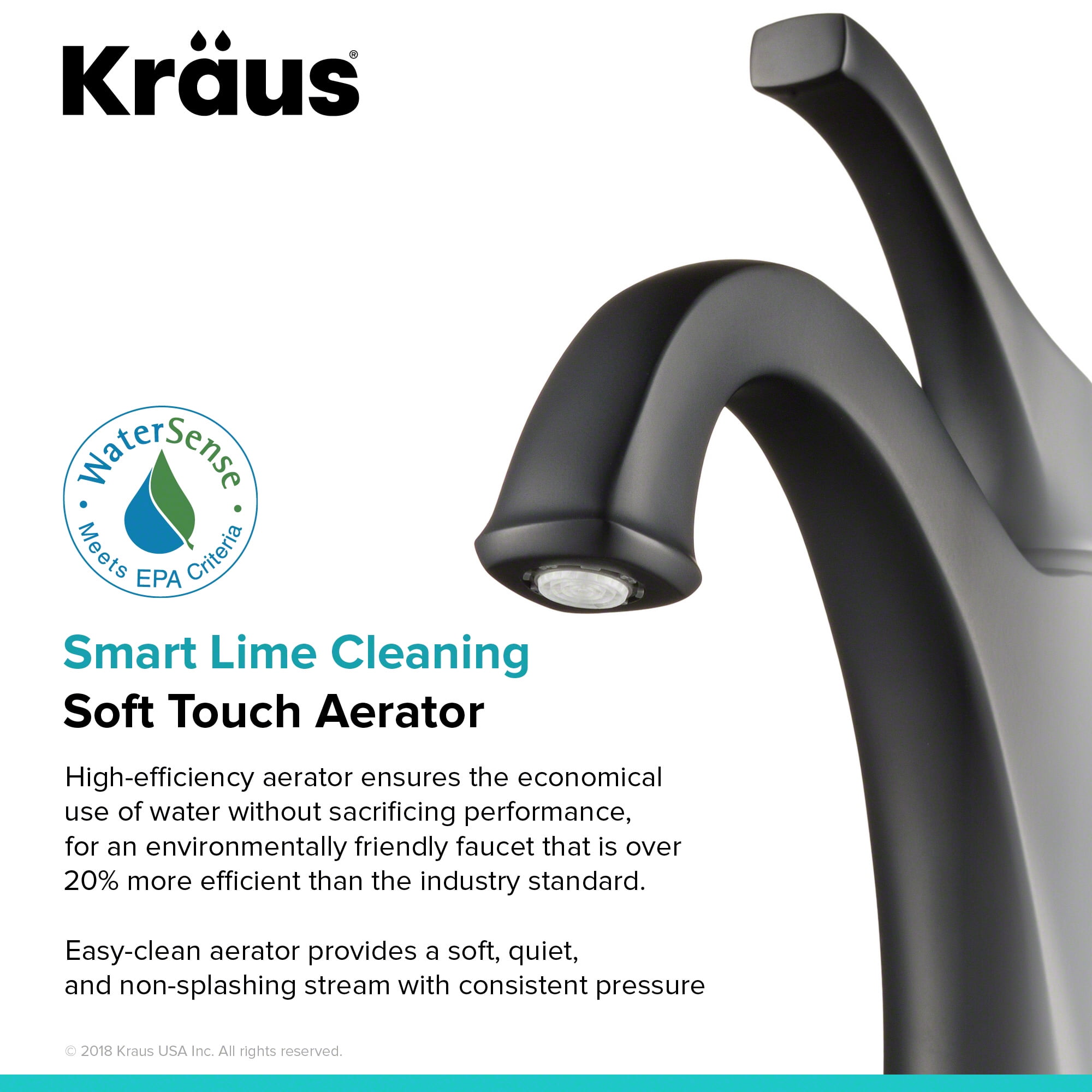 KRAUS Arlo Matte Black Single Handle Basin Bathroom Faucet with Lift Rod Drain and Deck Plate (2-Pack)