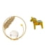 thumbnail image 1 of Escultura de cristal, figura de metal, adorno de escritorio, estatua, soporte para pasillo, chimenea, dormitorio, sala de estar, oficina y animal, 1 of 8