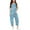 Sky Blue, variant on Kids Jumpsuit Loose Sleeveless Jumpsuit Kids Overalls Girls with Pockets Teen Summer Clothes for Girls 4-5years