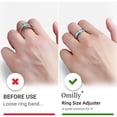 thumbnail image 4 of Juego de 64 piezas para anillos sueltos Omilly, ajustador de tamaño de anillos, 4 of 7