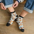 thumbnail image 3 of Fuzoiu Industrial Transportations Print Adult Socks, Crew Moisture-wicking Socks, Unisex Cushion Crew Socks,Casual Sports Ankle Socks, 3 of 7