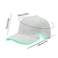 thumbnail image 3 of Taotanxi LED Hat Light Up Baseball Cap Flash Glow Party Hat Rave Accessories for Festival Club Stage Hip-hop Performance, 3 of 6
