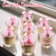 thumbnail image 3 of Topers para cupcakes ZLSPTK de 36 piezas con moños rosas, 3 of 7