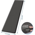 thumbnail image 2 of Kitchen Mat Cushioned Anti-Fatigue Floor Mat Waterproof Non-Slip Mats and Rugs Standing and Comfort Desk Mats for House Sink Office Laundry (Dark Grey, 17.3"x60"), 2 of 14