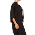 thumbnail image 3 of Plus Size Women's Trendy Style Open Front Loose Fit Cardigan, 3 of 4