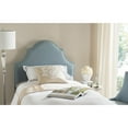 thumbnail image 5 of Hallmar Blue & White Arched Headboard - Silver Nail Head-Finish:Blue/White,Size:Twin, 5 of 8