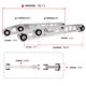 thumbnail image 2 of Piezas de personalización de automóviles para Honda Civic 96-00 EK Swing Arm 92-95EG Swing Arm Control Arm- Civic 96-00 EK Black dontodent Kuyhfg Sin marca, 2 of 5