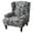 Gray Leaf, variant on Eurhowing Stretch Wingback Chair Slipcover, 2-Piece Armchair Chair Cover with Cushion Cover, Washable Furniture Protector for Living Room