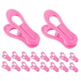 thumbnail image 6 of Raindrops 30 Pcs Pink Plastic Clothespins WindProof Clips for Hanging Clothes and Quilts, 6 of 8