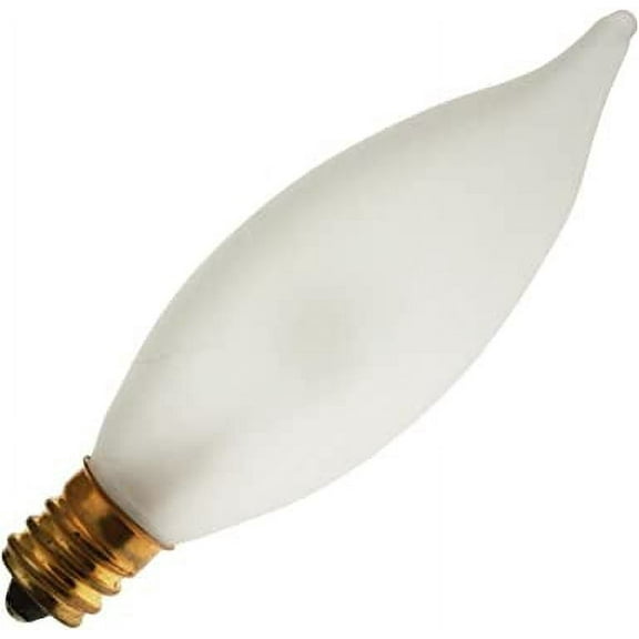 Industrial Performance 15CFF 130V, 15 Watt, CA10, Candelabra Screw (E12) Base Light Bulb (1 Bulb)